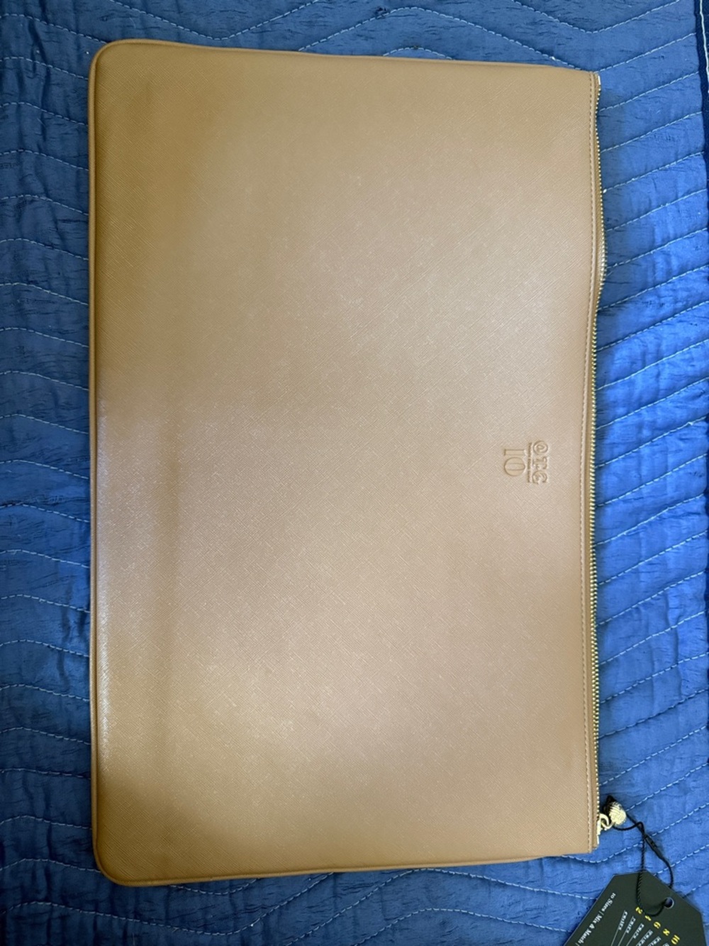 #10 Nudie Tan Pouch